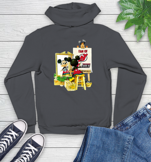 NHL Hockey New Jersey Devils Mickey Drawing Shirt 130