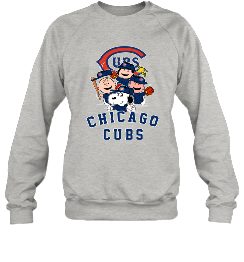 Chicago Cubs Mens Workout Shirt size Medium Gray Long Sleeve