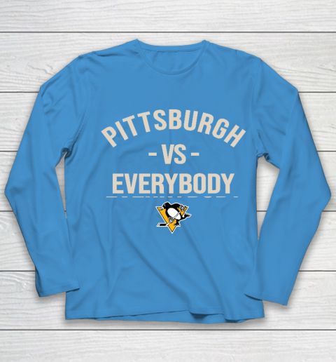 Pittsburgh Penguins Vs Everybody Youth Long Sleeve 5