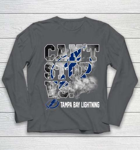 NHL Tampa Bay Lightning Hockey Can't Stop Vs Youth Long Sleeve 6