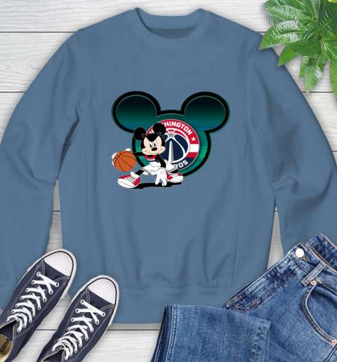 NBA Washington Wizards Mickey Mouse Disney Basketball Sweatshirt 7