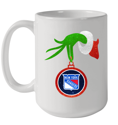 New York Rangers Grinch Merry Christmas NHL Hockey Ceramic Mug 15oz