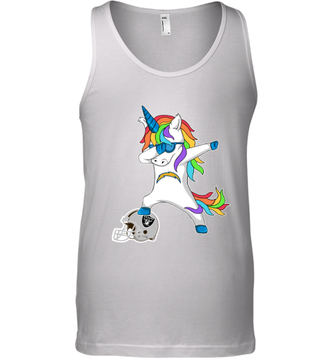 Football Dabbing Unicorn Steps On Helmet Los Angeles Chargers Tank Top