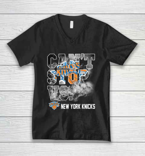 NBA New York Knicks Basketball Can't Stop Vs V-Neck T-Shirt