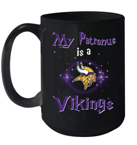 NFL Football Harry Potter My Patronus Is A Minnesota Vikings Ceramic Mug 15oz