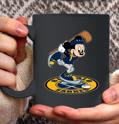 NHL Hockey Buffalo Sabres Cheerful Mickey Disney Shirt Ceramic Mug 15oz