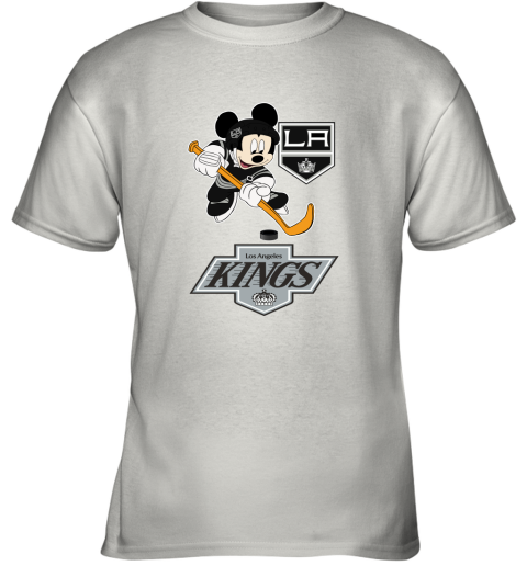 NHL Hockey Mickey Mouse Team Los Angeles Kings Youth T-Shirt