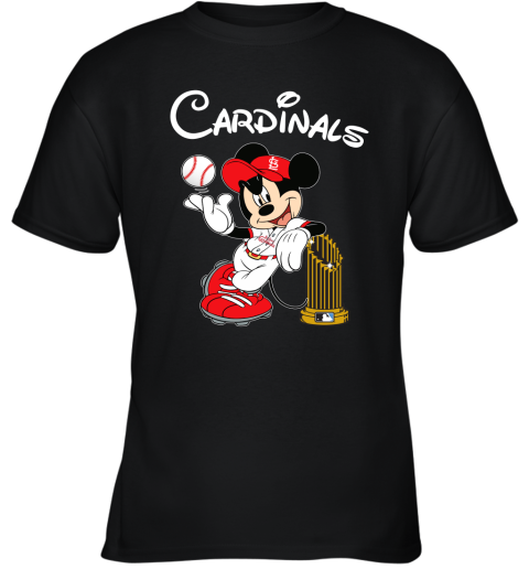 St. Louis Cardinals Mickey Taking The Trophy MLB 2019 Youth T-Shirt