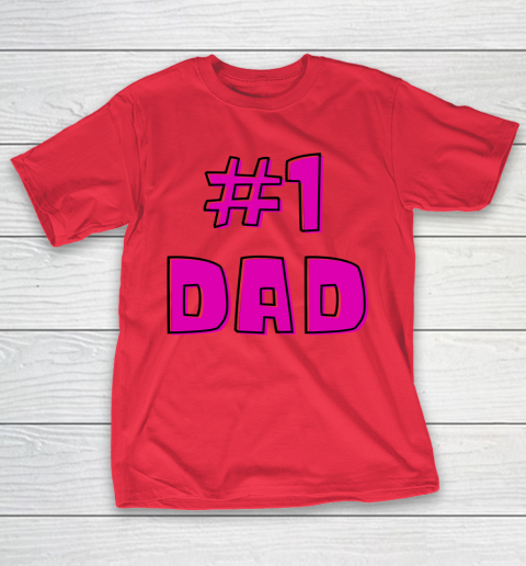 #1 Dad, WORLD'S BEST DAD  Happy Fathers Day T-Shirt 7