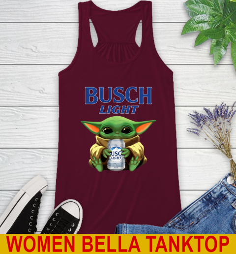 Star Wars Baby Yoda Hugs Busch Light Beer Shirt 39