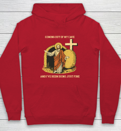 Coming Out Of My Cave Jesus Hoodie 6
