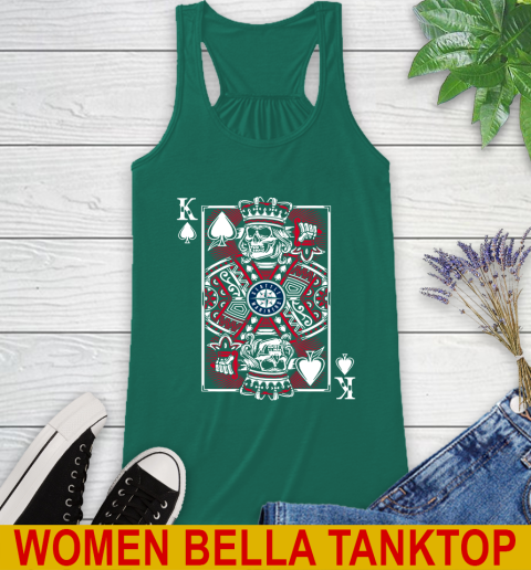 Seattle Mariners MLB Baseball The King Of Spades Death Cards Shirt Racerback Tank 5