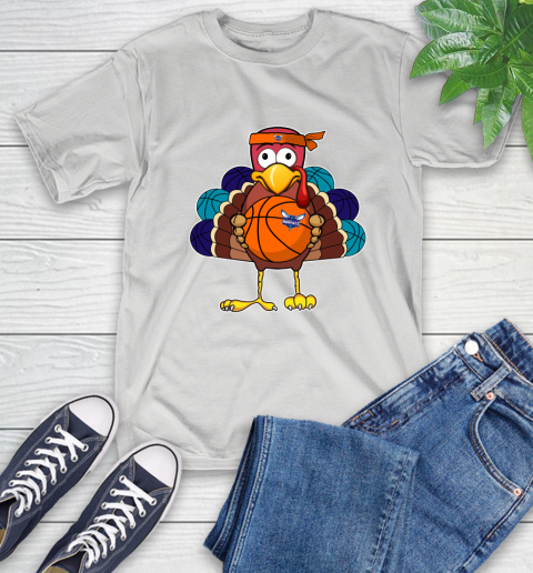 Charlotte Hornets Turkey thanksgiving day T-Shirt