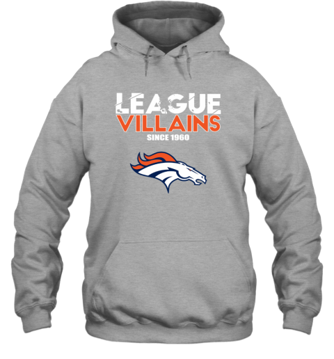 NFL League Villains Since 1960 Denver Broncos Long Sleeve T-Shirt -  Rookbrand