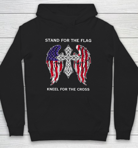 David Dorn Stand for the Flag kneel for the Cross Hoodie