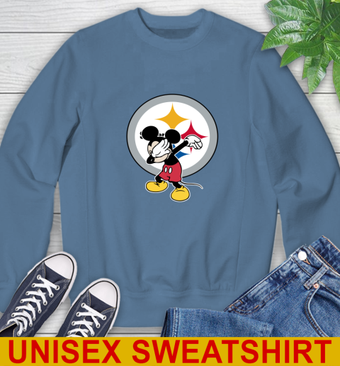 Pittsburgh Steelers NFL Football Dabbing Mickey Disney Sports Sweatshirt 8