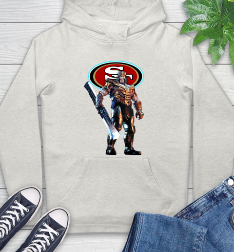 NFL Thanos Gauntlet Avengers Endgame Football San Francisco 49ers Hoodie 12