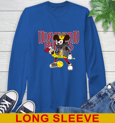 Arizona Diamondbacks MLB Baseball Mickey Peace Sign Sports Long Sleeve T-Shirt 9