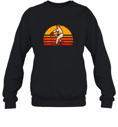 Retro Vintage Baseball Pitcher Gift Baseball Lover Sweatshirt