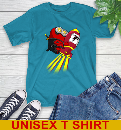 NFL Football Atlanta Falcons Deadpool Minion Marvel Shirt T-Shirt 10 NFL Football Atlanta Falcons Deadpool Minion Marvel Shirt T-Shirt - Image 10