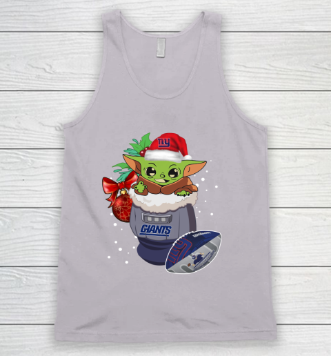 New York Giants Christmas Baby Yoda Star Wars Funny Happy NFL Tank Top 4