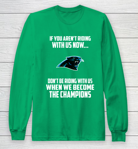 NFL Carolina Panthers Football We Become The Champions Long Sleeve T-Shirt 4