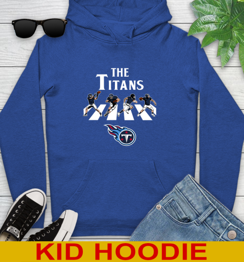 NFL Football Tennessee Titans The Beatles Rock Band Shirt Youth Hoodie 10