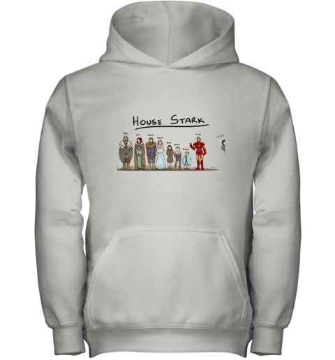 House Stark And Iron Man Youth Hoodie