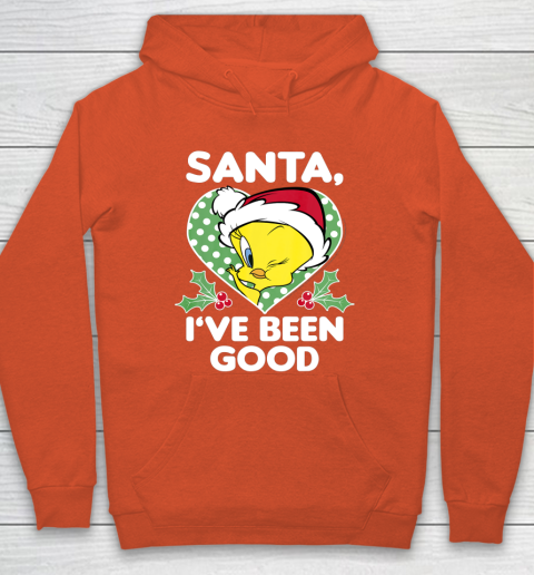 Looney Tunes Christmas Tweety Bird Santa I ve Been Good Hoodie 3