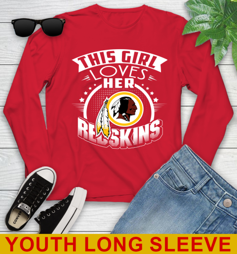 Washington Redskins NFL Football This Girl Loves Her Team 127