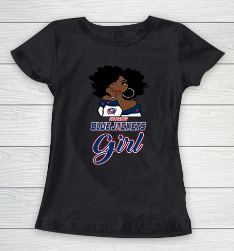 Columbus Blue Jackets Girl NHL Women's T-Shirt 2
