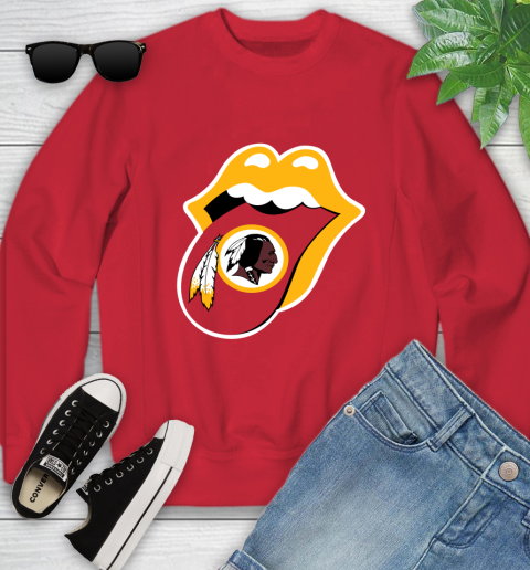Washington Redskins NFL Football Lips I Root For My Team Adoring Fan 123
