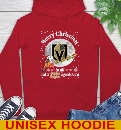 Vegas Golden Knights Merry Christmas To All And To Golden Knights A Good Season NHL Hockey Sports Hoodie 10