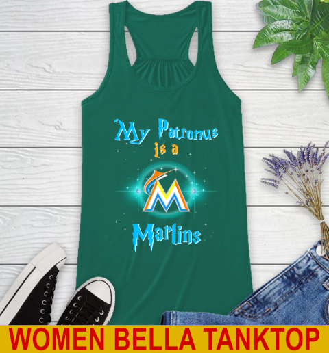 MLB Baseball Harry Potter My Patronus Is A Miami Marlins Racerback Tank 5
