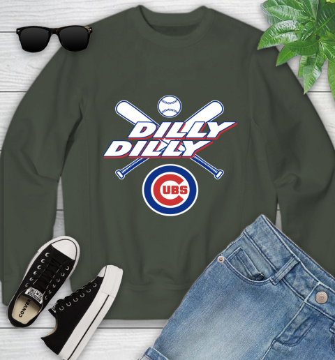 MLB Chicago Cubs Dilly Dilly Baseball Sports Youth Sweatshirt 10