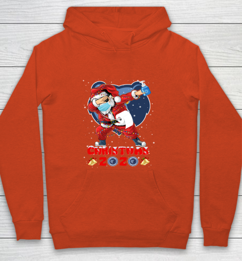 Memphis Grizzlies Funny Santa Claus Dabbing Christmas 2020 NBA Youth Hoodie 3