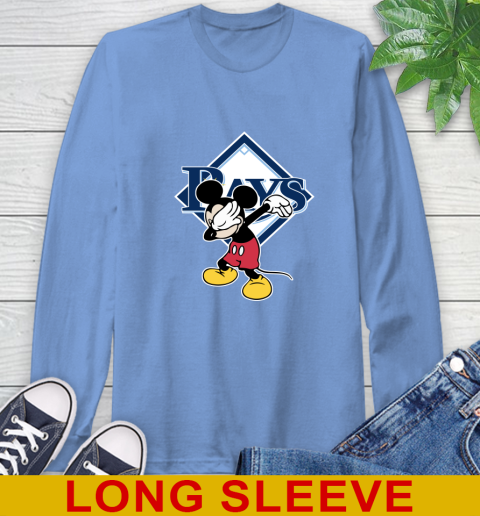 Tampa Bay Rays MLB Baseball Dabbing Mickey Disney Sports Long Sleeve T-Shirt 11
