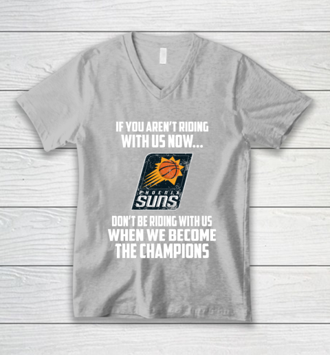 NBA Phoenix Suns Basketball We Become The Champions V-Neck T-Shirt 3