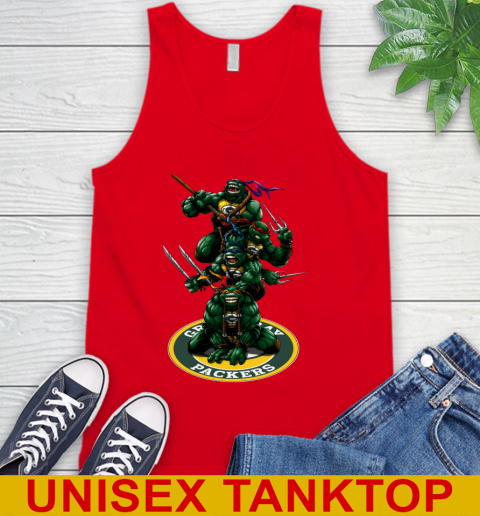 NFL Football Green Bay Packers Teenage Mutant Ninja Turtles Shirt Tank Top 6