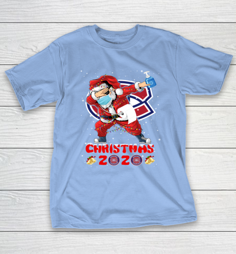 Montreal Canadiens Funny Santa Claus Dabbing Christmas 2020 NHL T-Shirt 10