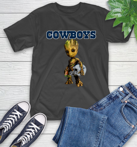 Dallas Cowboys NFL Football Groot Marvel Guardians Of The Galaxy T-Shirt 2