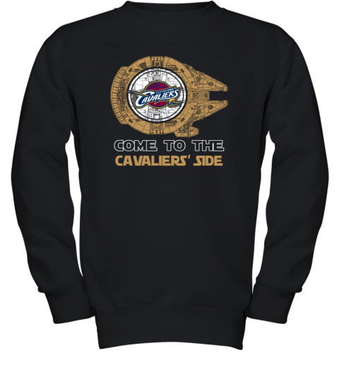 NBA Come To The Cleveland Cavaliers Side Star Wars Basketball Sports Youth Sweatshirt