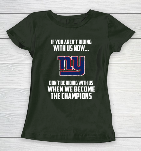 NFL New York Giants Football We Become The Champions Women's T-Shirt 4