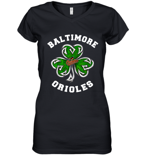 MLB Baltimore Orioles Three Leaf Clover St Patrick's Day Baseball Sports Tank  Top