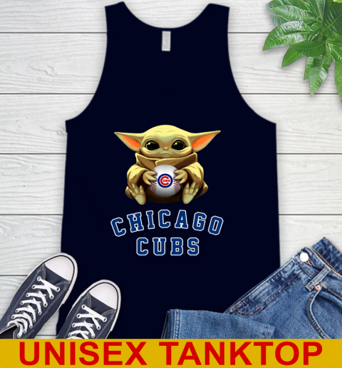 MLB Baseball Chicago Cubs Star Wars Baby Yoda Shirt 72