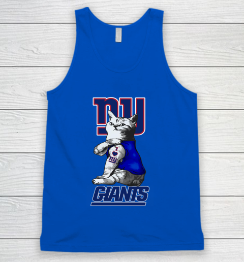 NFL Football My Cat Loves New York Giants Tank Top 4