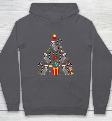 Lemur Christmas Ornament Tree Funny Gift Hoodie 4