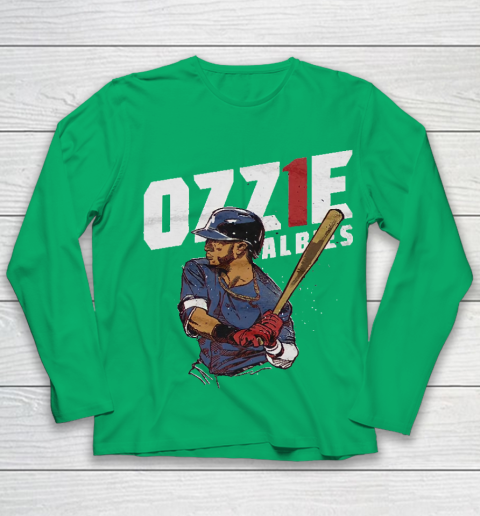 Ozzie Albies 1 Atlanta Brave Youth Long Sleeve 4
