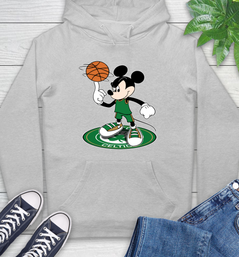 NBA Basketball Boston Celtics Cheerful Mickey Disney Shirt Hoodie 6