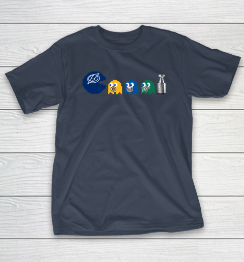 Tampa Bay Lightning x Pacman Create History For Stanley Cup T-Shirt 4